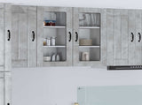 Wall Glass Cabinet LUCCA Concrete Grey 40 x 31 x 80 cm 884991