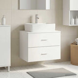 Wall-Mounted Bathroom Cabinet White 62.5 x 44.5 x 50 cm 890326
