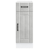 Kitchen Base Cabinet Lucca Concrete Grey Engineered Wood 853701