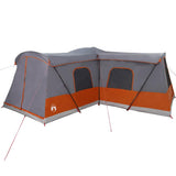 Tent 16-Person with Roof Grey and Orange 680 x 510 x 210 cm 42004007