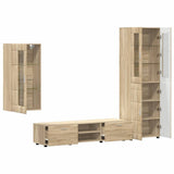 TV Cabinet Set FLORIN 3 pcs Sonoma Oak Engineered Wood 3397966