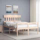 Senior Bed without Mattress Small Double Solid Wood 3195386