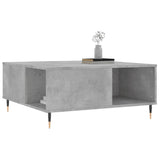 Coffee Table Concrete Grey 80x80x36.5 cm Engineered Wood 830776
