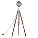 Tripod Floor Lamp Solid Mango Wood 180 cm 286203