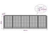 Gabion with 3.5 mm Wire and 5x2.5 cm Mesh 500x100x200 cm 3462004