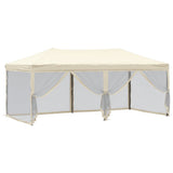 Folding Party Tent with Sidewalls Cream 3x6 m 93550