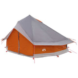 Tipi Tent with Roof Grey and Orange 700 x 700 x 395 cm 42028713