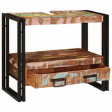 Vanity Cabinet Multicolour 71 x 33 x 58 cm Solid Reclaim Wood 4102771