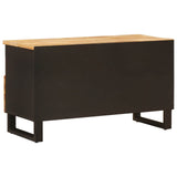 TV Cabinet with Drawer Brown 80 x 33 x 46 cm Solid Mango Wood 4018313