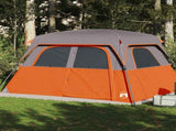 Family Tent Cabin 6-Person Orange Waterproof 94547
