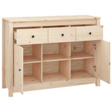 Sideboard 100x35x74,5 cm Solid Wood Pine 814549