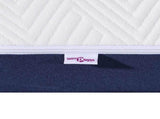 Mattress White and Blue 100 x 200 cm Gel-Infused Foam 4106339