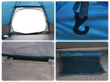 Instant Tent with Rainfly 4-Person Quick-Release with Roof Blue 42008397