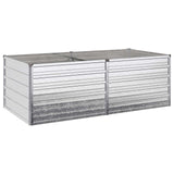 Raised Garden Bed Silver 160 x 80 x 55 cm galvanized 8006401