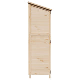 Garden Shed Natural 59.5 x 56 x 176.5 cm Solid Fir Wood 42033444