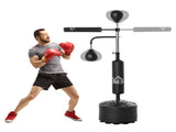 4-in-1 Boxing Punching Bag, Freestanding with 2 Speed Bals, 360&deg Reflex Bar, 160-230cm Adjustable T3398P349209