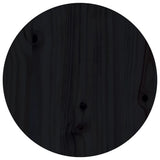 Coffee Table Black 40x60 cm Solid Wood Pine 822361