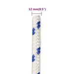 ZNTS Boat Rope White 12 mm 100 m Polypropylene 152301
