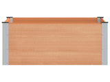 Garden Raised Bed Brown 100 x 100 x 54 cm 42038998