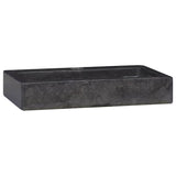 Sink Black 38x24x6.5 cm Marble 149187