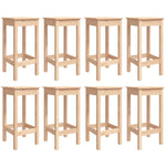 9 Piece Garden Bar Set Solid Wood Pine 3154765