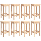 9 Piece Garden Bar Set Solid Wood Pine 3154765