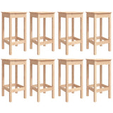 9 Piece Garden Bar Set Solid Wood Pine 3154765