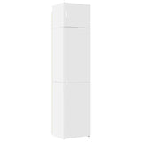 Slim Storage Cabinet White 50x42.5x225 cm Engineered Wood 3281301