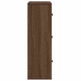Bookcase Brown Oak 60x24x76.5 cm Engineered Wood 860388