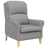 Armchair Light grey 76 x 94 x 102 cm Fabric 42009840
