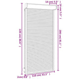 ZNTS Roller Shutter Aluminium 110x220 cm Anthracite 144983