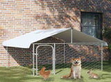 Outdoor Dog Kennel with Roof 200x200x150 cm 171498