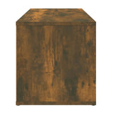 TV Cabinet Smoked Oak 80x34x36 cm Engineered Wood 815495