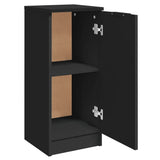 Sideboards 2 pcs Black 30x30x70 cm Engineered Wood 811136