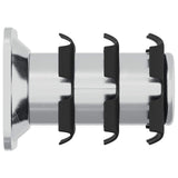 Threaded Tube Insert 1818 pcs Black and Silver Galvanised Steel 864852