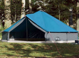 Family Tent Tipi 12-Person Blue Waterproof 94592