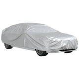 Car Cover for Sedan with Buckle Straps Full Silver XL PEVA 4008953
