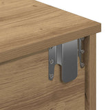 Wall Shelf with Drawers Artisian Oak 80x31x17 cm Engineered Wood 859958