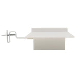 Outdoor Solar Lamps 12 pcs LED Square 12 cm White 277137