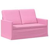 Sofa Set 2 pcs Pink Fabric 3433145