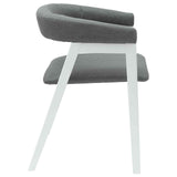 Dining Chairs 2 pcs White 54 x 57 x 73 cm Solid Rubber Wood 42020424