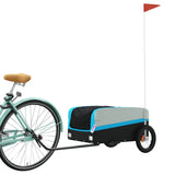 Bike Trailer Black and Blue 30 kg Iron 94037
