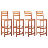 Bar Chairs 4 pcs Solid Acacia Wood 46315