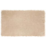 Faux Sheepskin Rug Tafalla Beige 100 x 200 cm Polyester 42021481