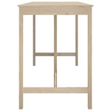 Bar Table 180x80x110 cm Solid Wood Pine 822162