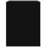 Wall-mounted Bedside Cabinet Black 50x36x47 cm 816857