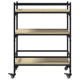 Kitchen Trolley Sonoma Oak 65x40x86.5 cm Engineered Wood 842397
