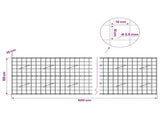 Gabion with 3.5 mm Wire and 10x10 cm Mesh 500x10x100 cm 3463012