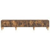 TV Cabinet Smoked Oak 147 x 34.5 x 30 cm Engineered Wood 894250