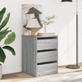 Corner Chest of Drawers Grey Sonoma 40x41x58 cm Engineered Wood 852839